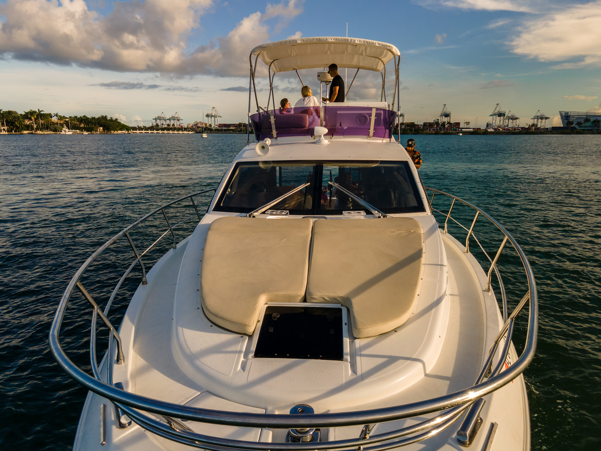 Cruise Miami in a Luxurious Azimut Flybridge