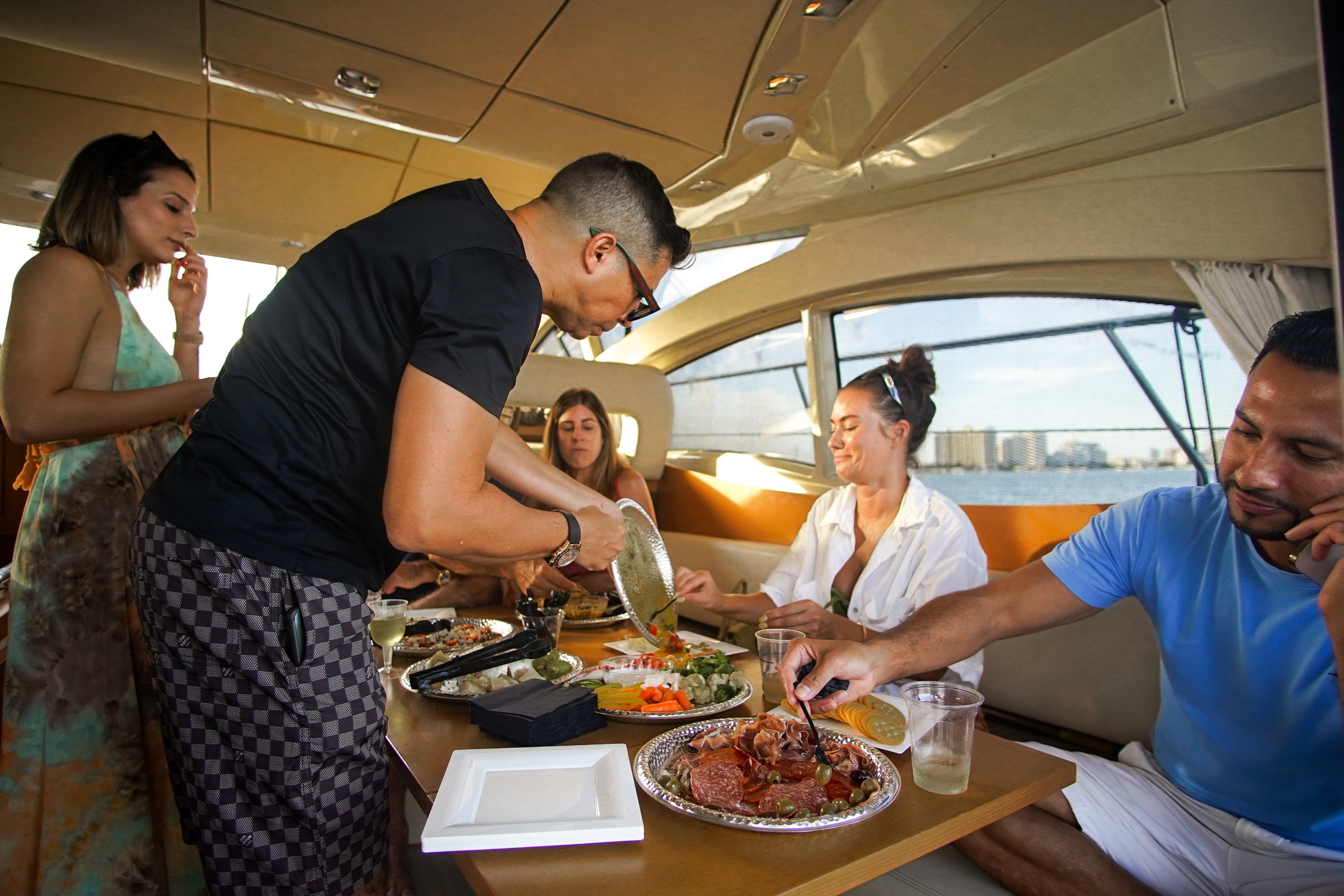 Cruise Miami in a Luxurious Azimut Flybridge