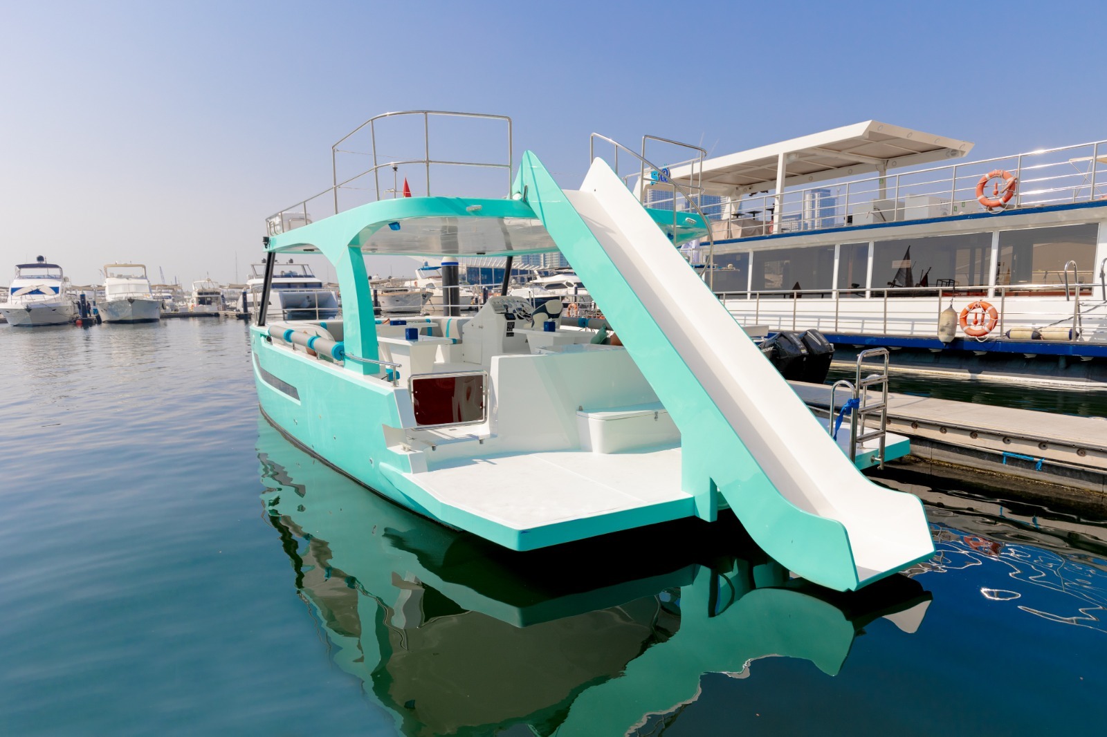 Jacuzzi Yacht with Slide